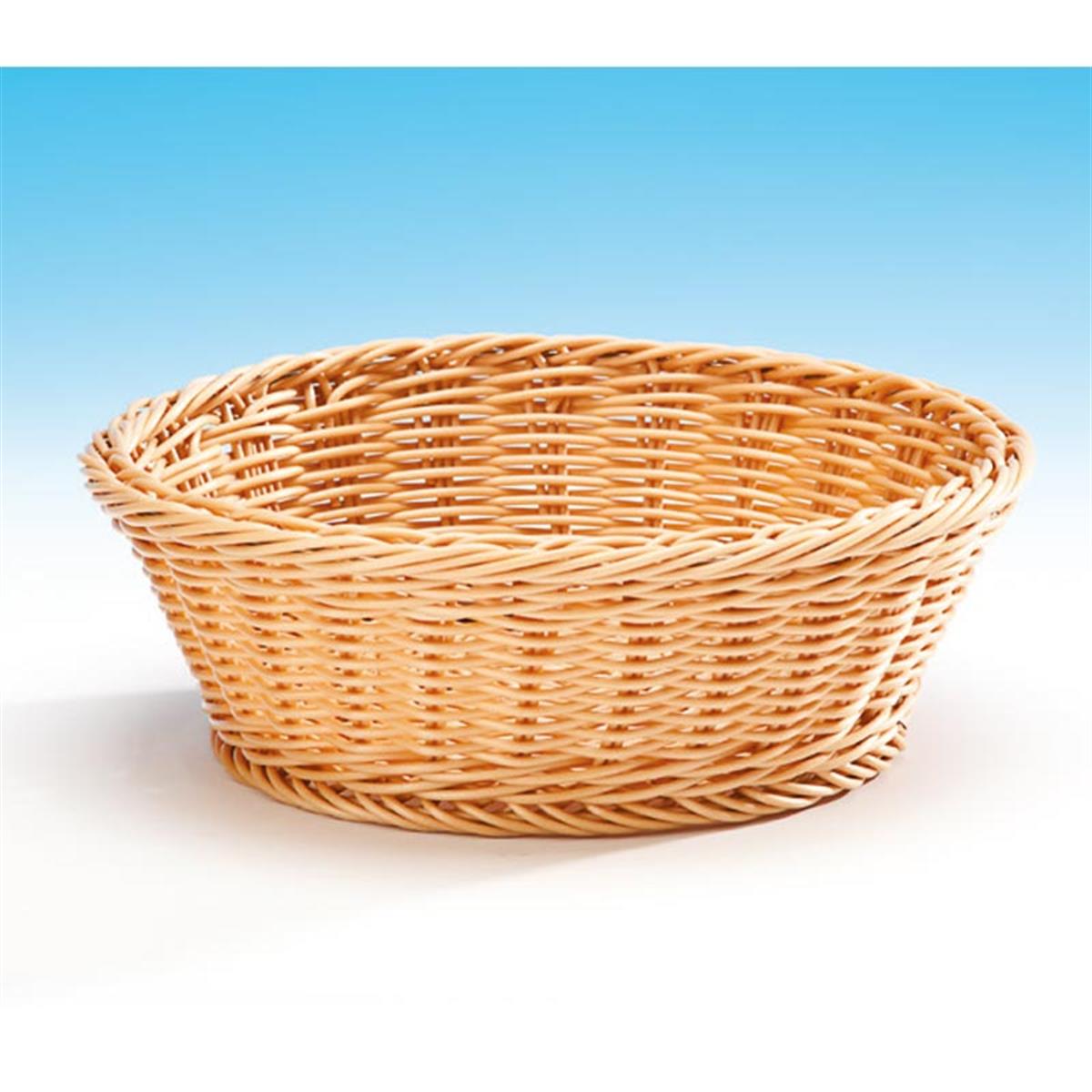 Zicco Jq 4003 Büyük Yuvarlak Plastik Ekmek Sepeti(Açık-Koyu) 23Xh 8 Cm ZiccoAKN.JQ 4003-AR