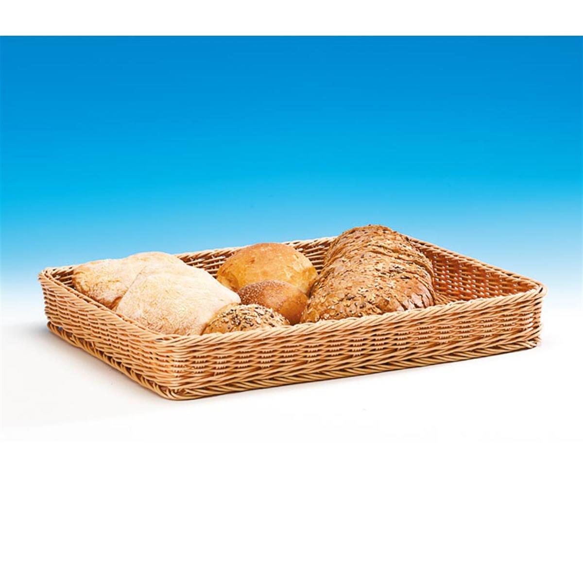 Zicco Jq 4206-Ic Dikdörtgen Sığ Büyük Plastik Sepet 46x34x6 Cm