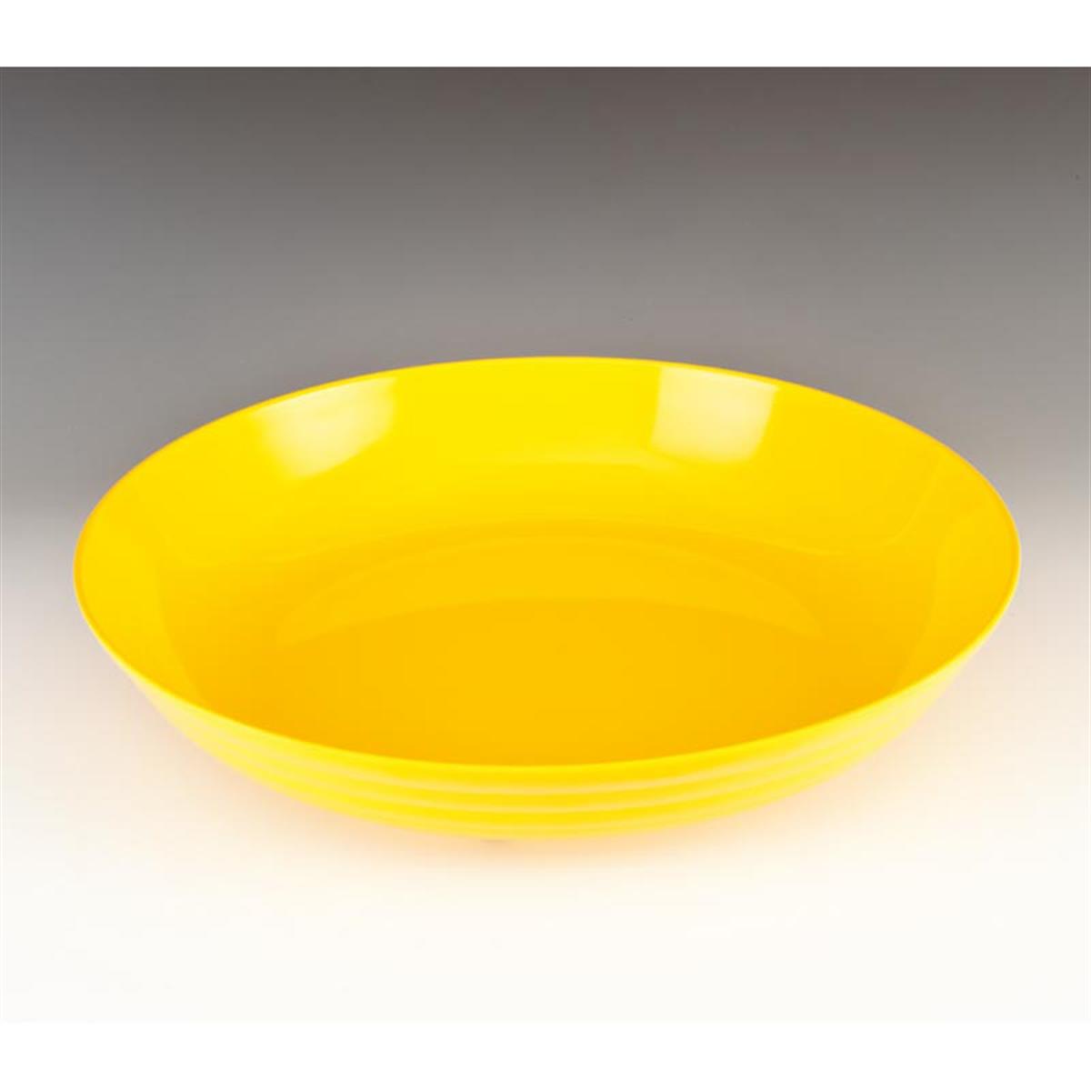 Zicco K-1036 Büyük Yuvarlak Melamin 44,5x10 Cm SarıZiccoAKN.K.1036