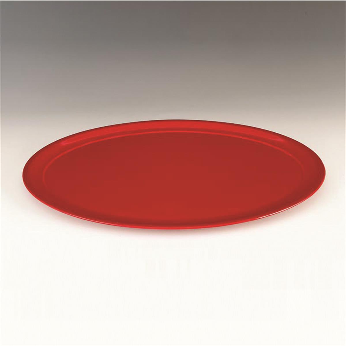 Zicco K-2003 Oval Melamin Teşhir 55,5x42x3 Cm KırmızıZiccoAKN.K-2003-KRMZ