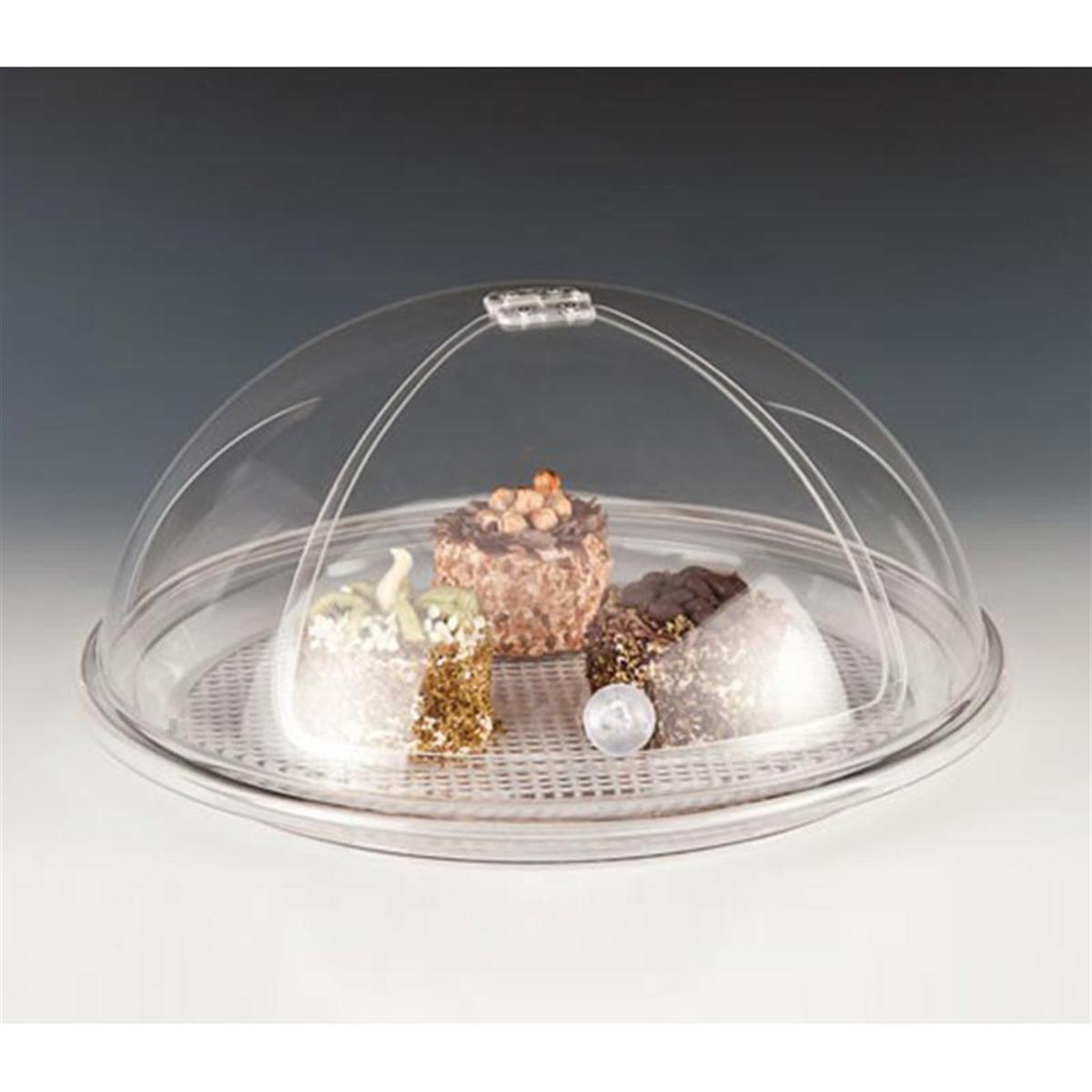 Zicco Zcp 175 Polycarbonat Altlı Yuvarlak Üçgen Kapaklı Fanus 42 CmZiccoAKN.ZCP 175