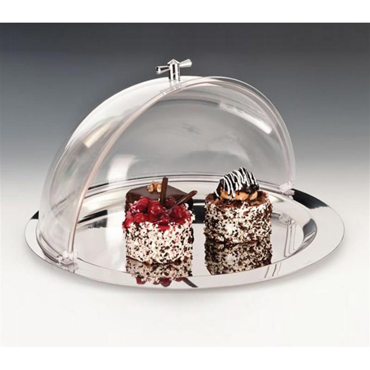 Zicco Zcp 184 Çelik Altlı Polikarbonat Yuvarlak Rolltop Kapaklı Fanus Ø43