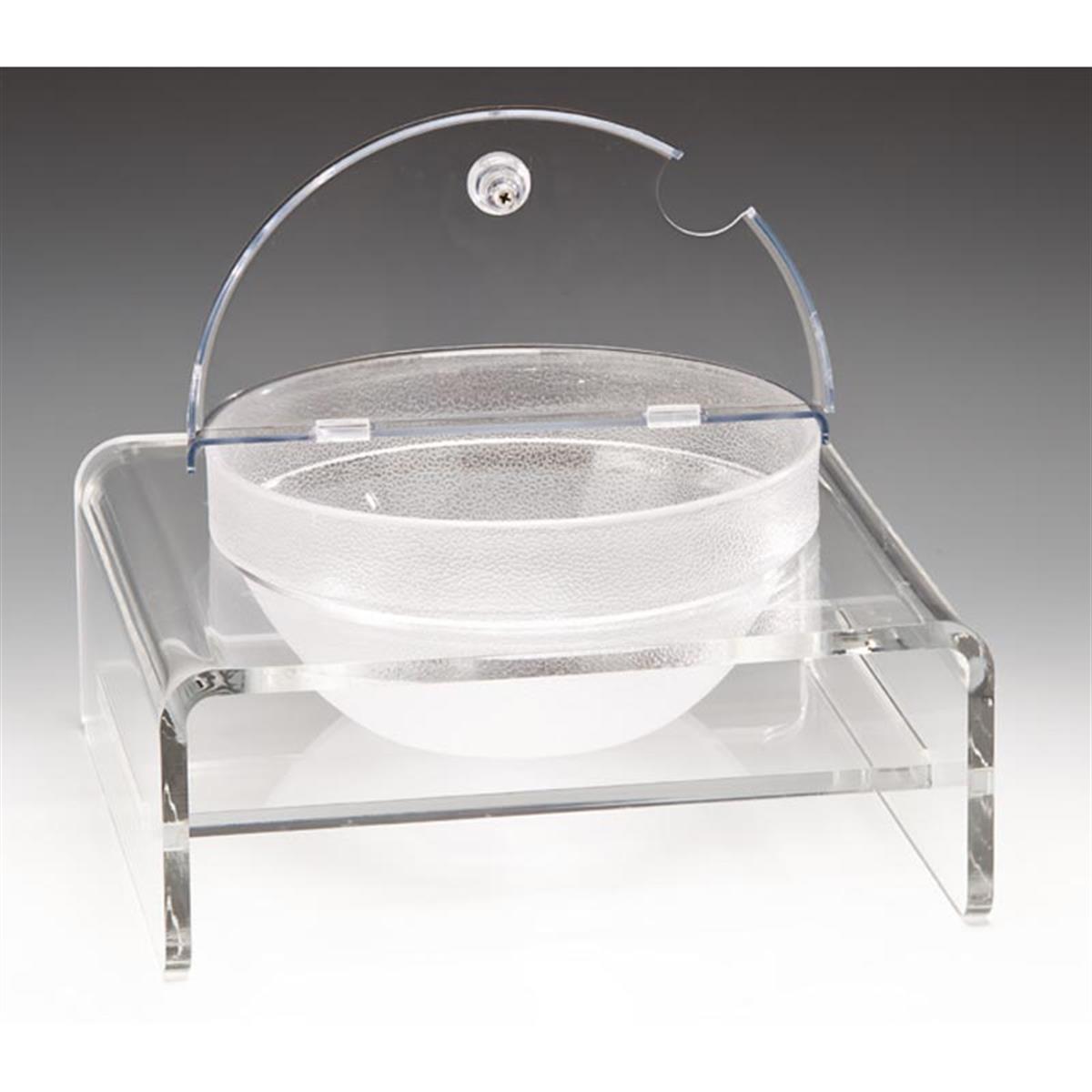 Zicco Zcp 284 Tekli  23 Cm Polycarbonat Kaseli,Kalın Teşhir Standı 23X30X29 CmZiccoAKN.ZCP 284