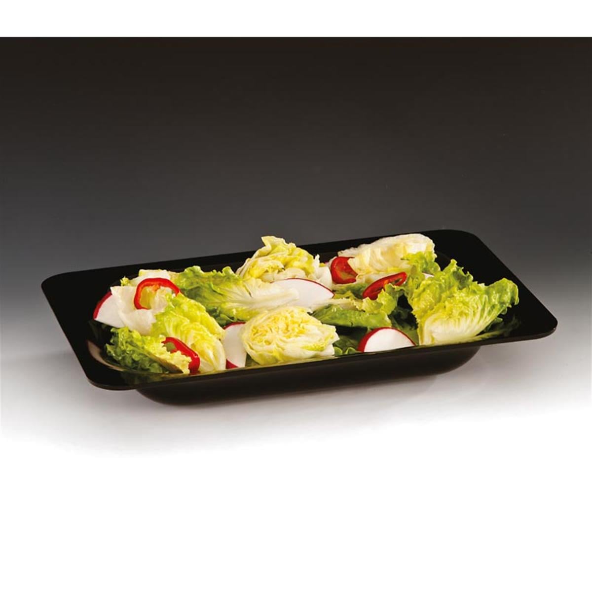 Zicco Zcp 298 Polikarbonat Dikdörtgen Model Teşhir Tabak Siyah 40x26x6,5 CmZiccoAKN.ZCP 298-S
