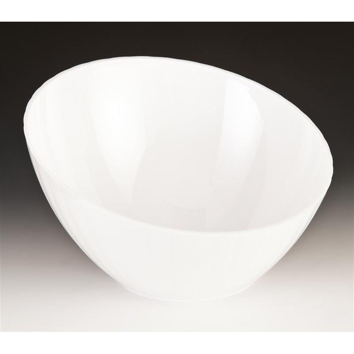 Zicco Zcp 302 Polikarbonat Eğimli Model Teşhir Kase Beyaz 31,5x10x19 CmZiccoAKN.ZCP 302-B