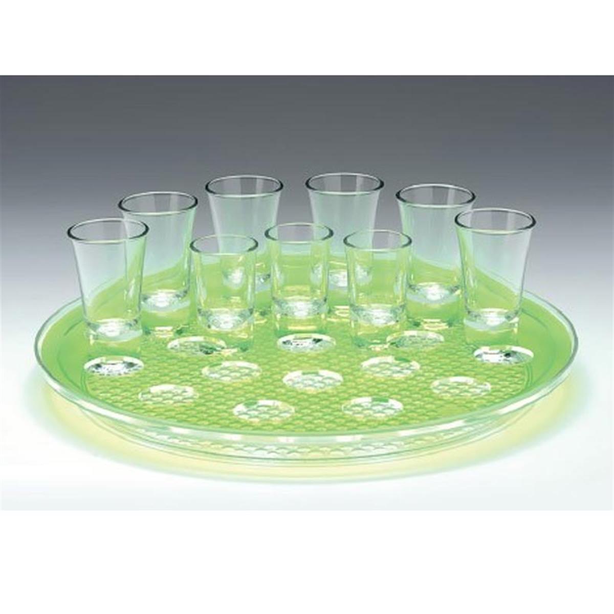 Zicco Zcp 312-Y 34 Cm Yuvarlak Polycarbonat Tepsili, 21 Li Şat Servisi ZiccoAKN.ZCP 312-Y