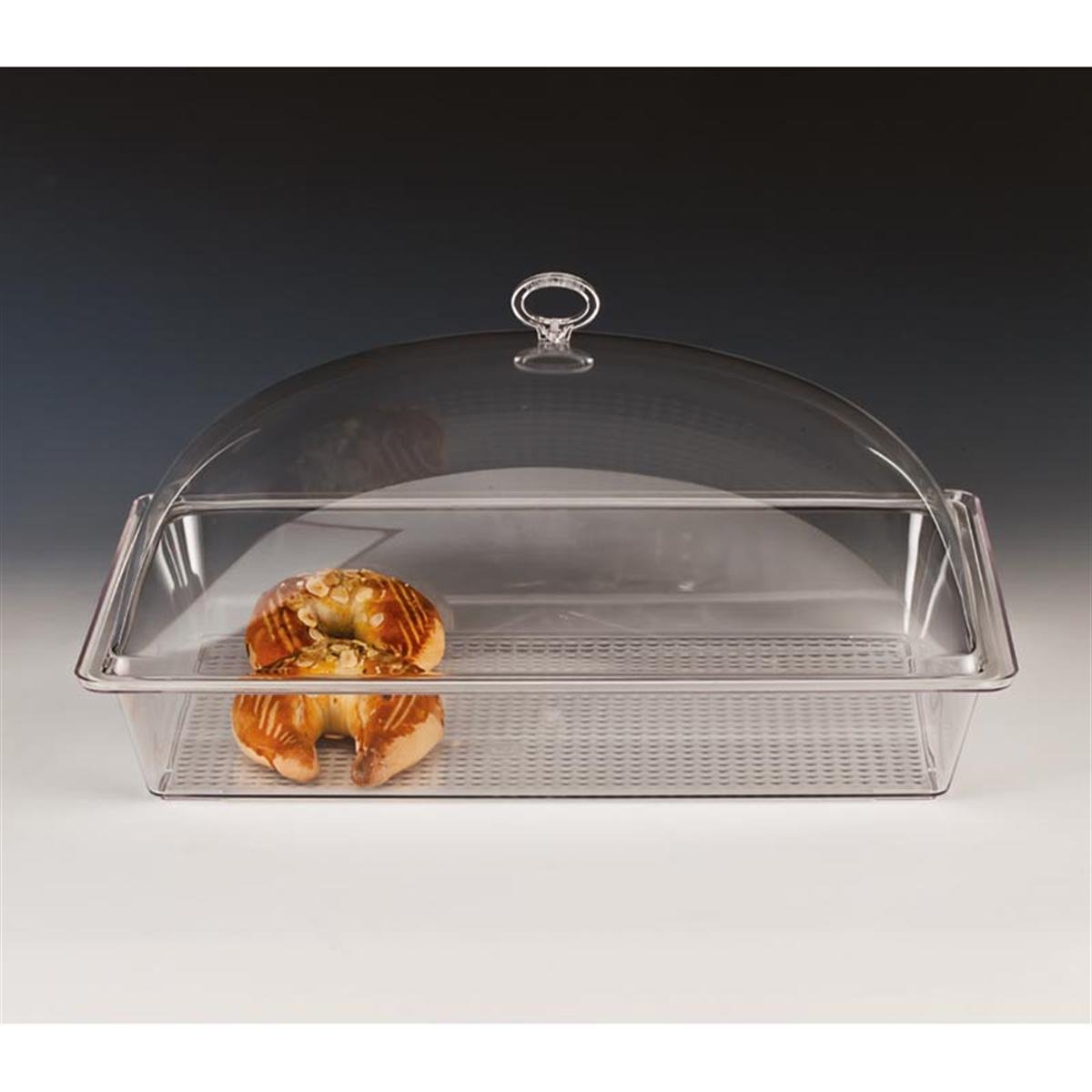 Zicco Zcp 314 Derin Polycarbonat Altlı,Akrilik Kapaklı Kurabıye Lokum 43X28X H İç7 Cm Dış 18 ZiccoAKN.ZCP 314