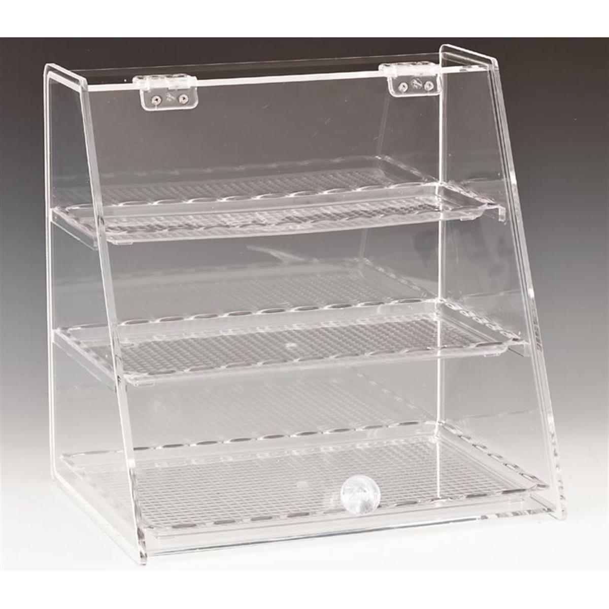 Zicco Zcp 340 3 Katlı Kapaklı Akrilik Kapaklı Pc.Tepsili Çikolata Teşhir 25X34 H34 CmZiccoAKN.ZCP 340