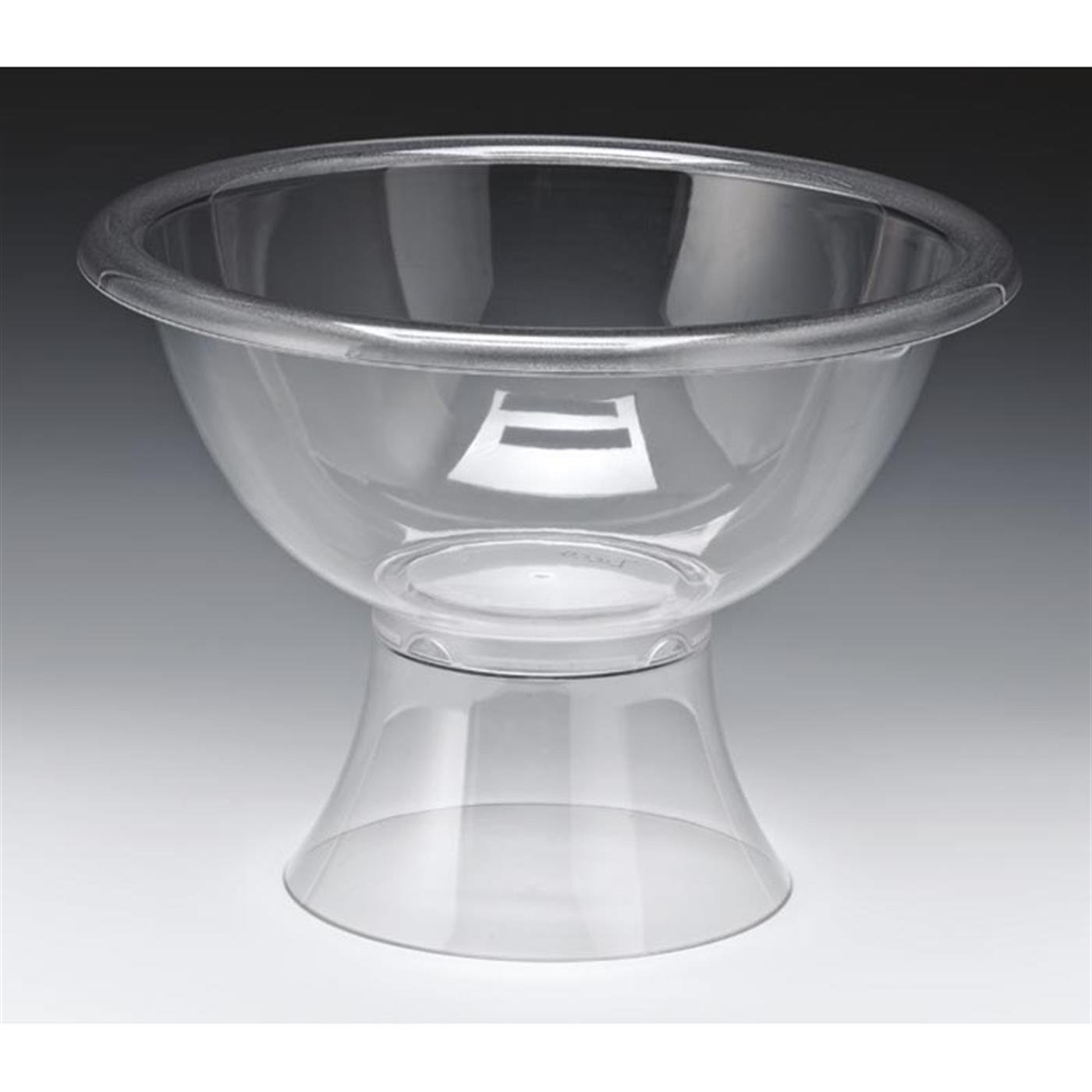 Zicco Zcp 446 Ayaklı Polikarbonat Kase Ø35 Cm Beyaz-Siyah-Şeffaf