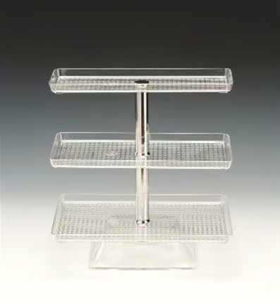 Zicco Zcp 548 3 Katlı Akrilik Standlı Çikolata Teşhir (461-462-463) 20*30* H 47,5 Cm ZiccoAKN.ZCP 548