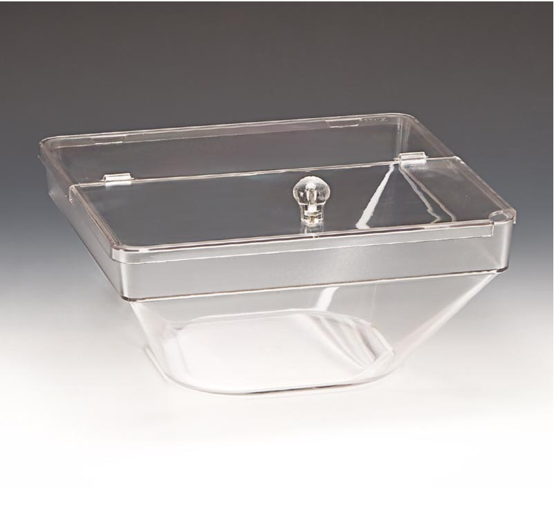 Zicco Zcp 612 26 Cm Kapaklı Polycarbonat Kase 26X26X H 12 Cm ZiccoAKN.ZCP 612