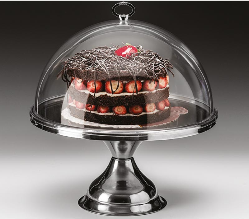 Zicco Zcp 639 Polycarbonat Kapaklı Çelik Altlı Fanus H: 36 Cm