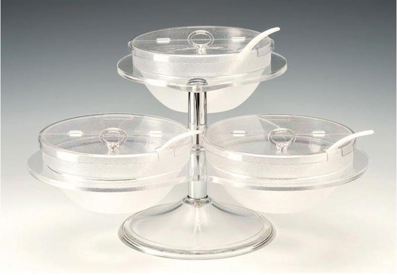 Zicco Zcp 730 3 Lü Polycarbonat Kaseli Kapaklı Teşhir Standı 54X50X H 30 CmZiccoAKN.ZCP 730