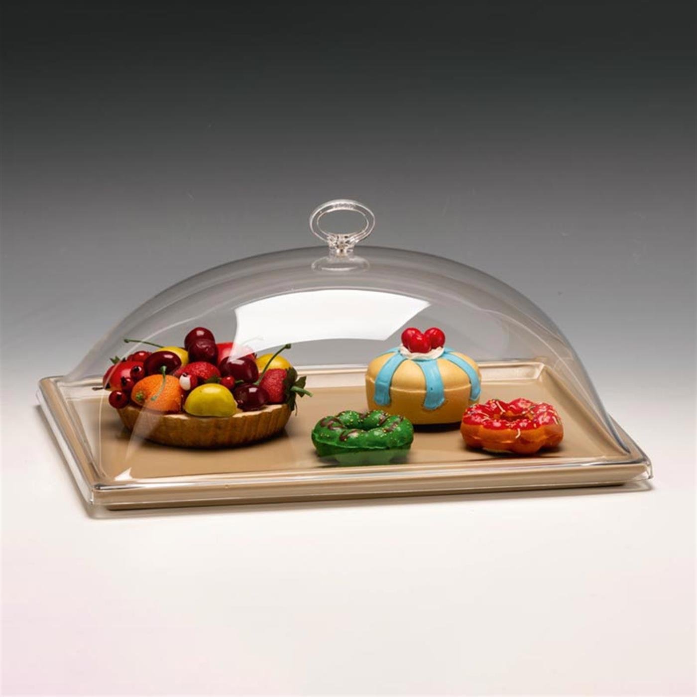 Zicco Zcp 821 Melamin Altlı Akrilik Kapaklı Fanus (K-2045 ) 18X35 Cm