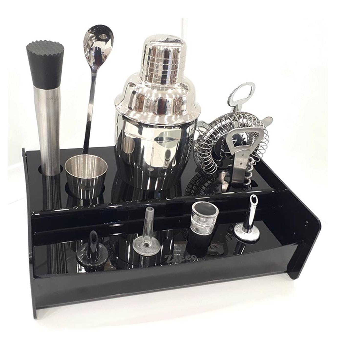 Zicco Zcp 835 Akrilik Standlı Bar Set, (Çelik Shaker ) 18X28Xh 8,5 CmZiccoAKN.ZCP 835