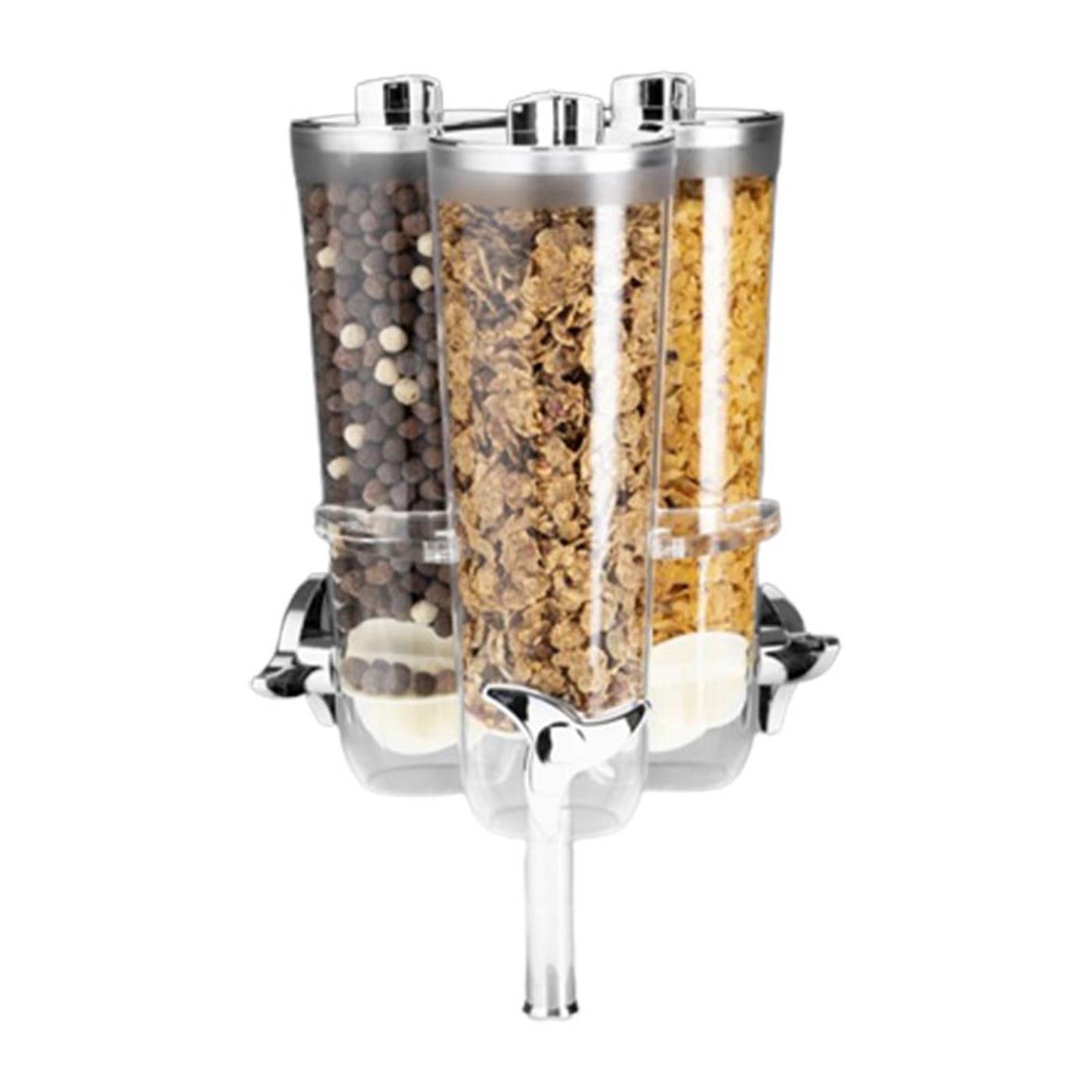 Zicco Zcp 841 3 Lü Akrilik Standlı Döner Corflaks Aleti 23X23X H 42 CmZiccoAKN.ZCP 841