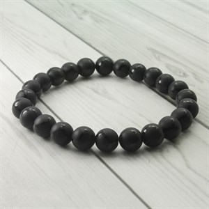 8 mm Oniks Doğaltaş Unisex Bileklik