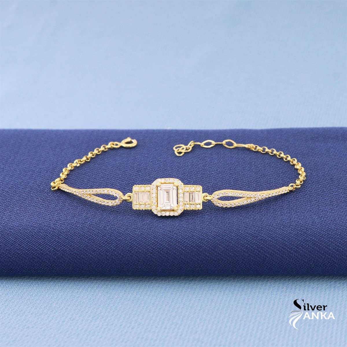 925 Ayar Baget Gold Bileklik