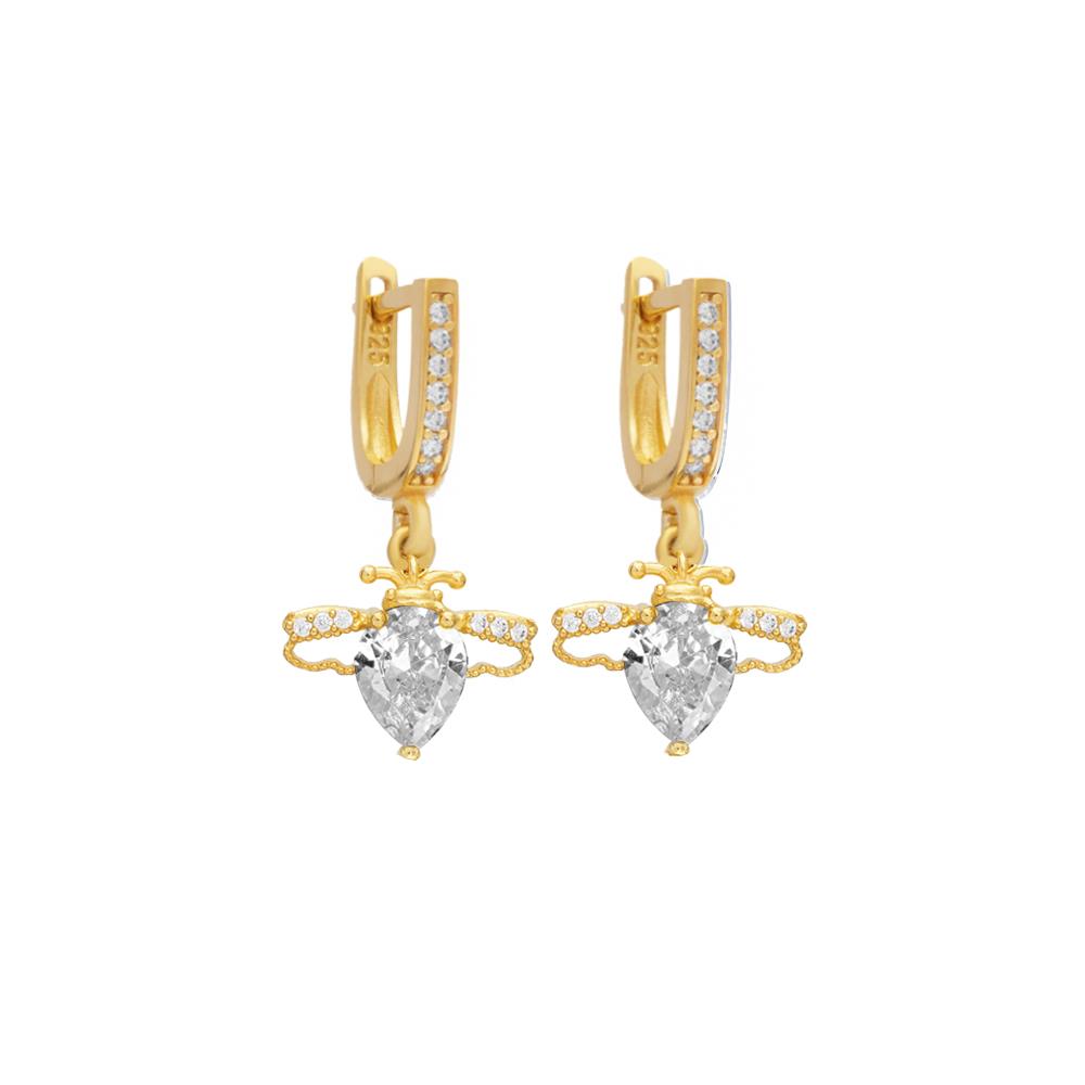 925 Ayar Gümüş Arı Küpe