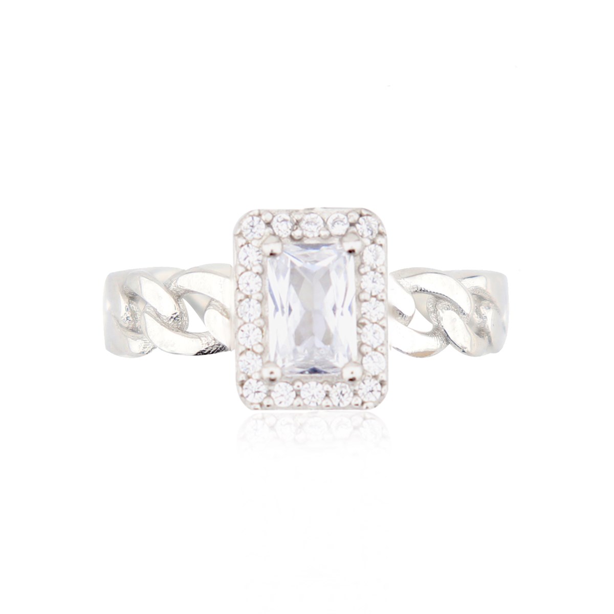 925 Ayar Gümüş Baget Takı Seti Zincir Detay