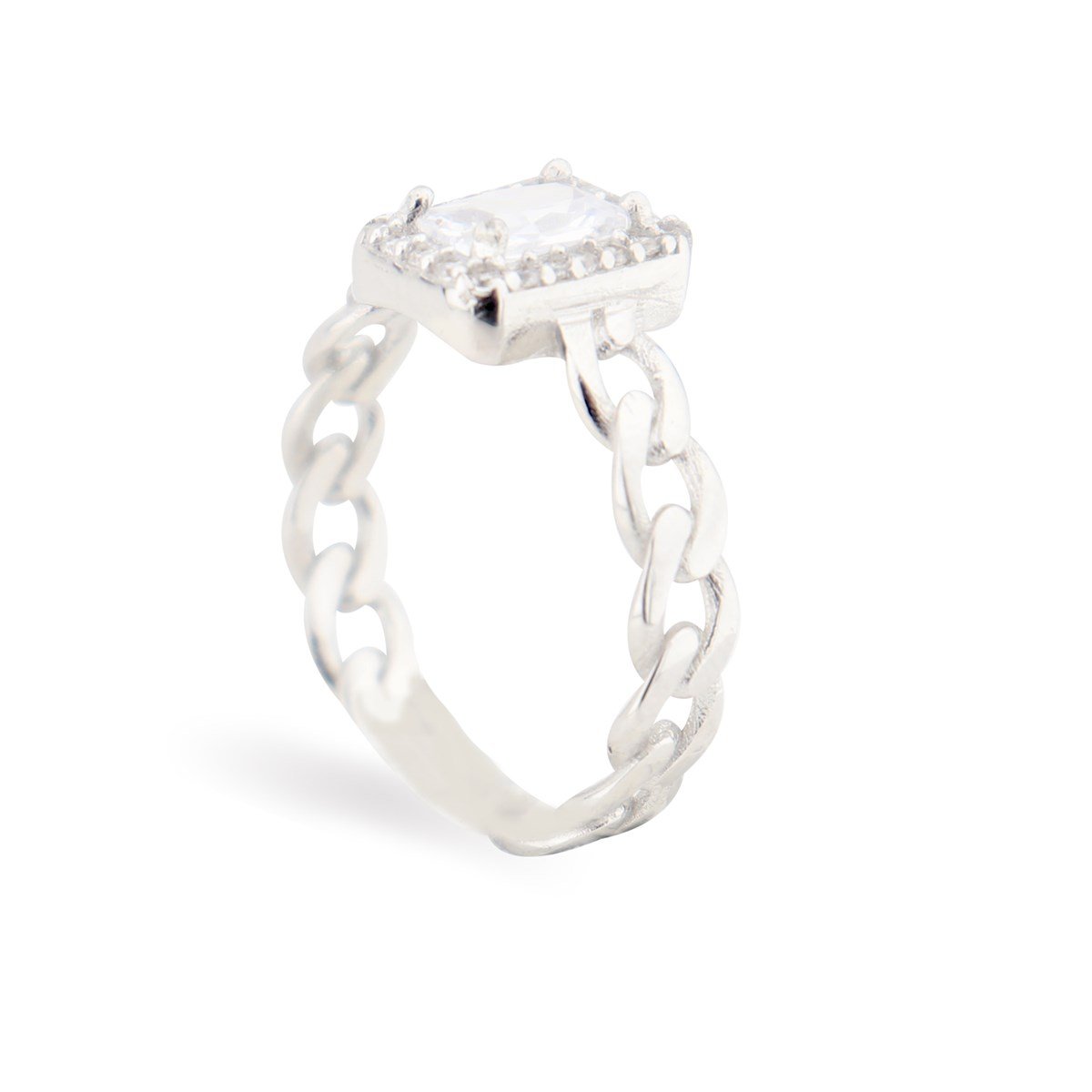 925 Ayar Gümüş Baget Takı Seti Zincir Detay