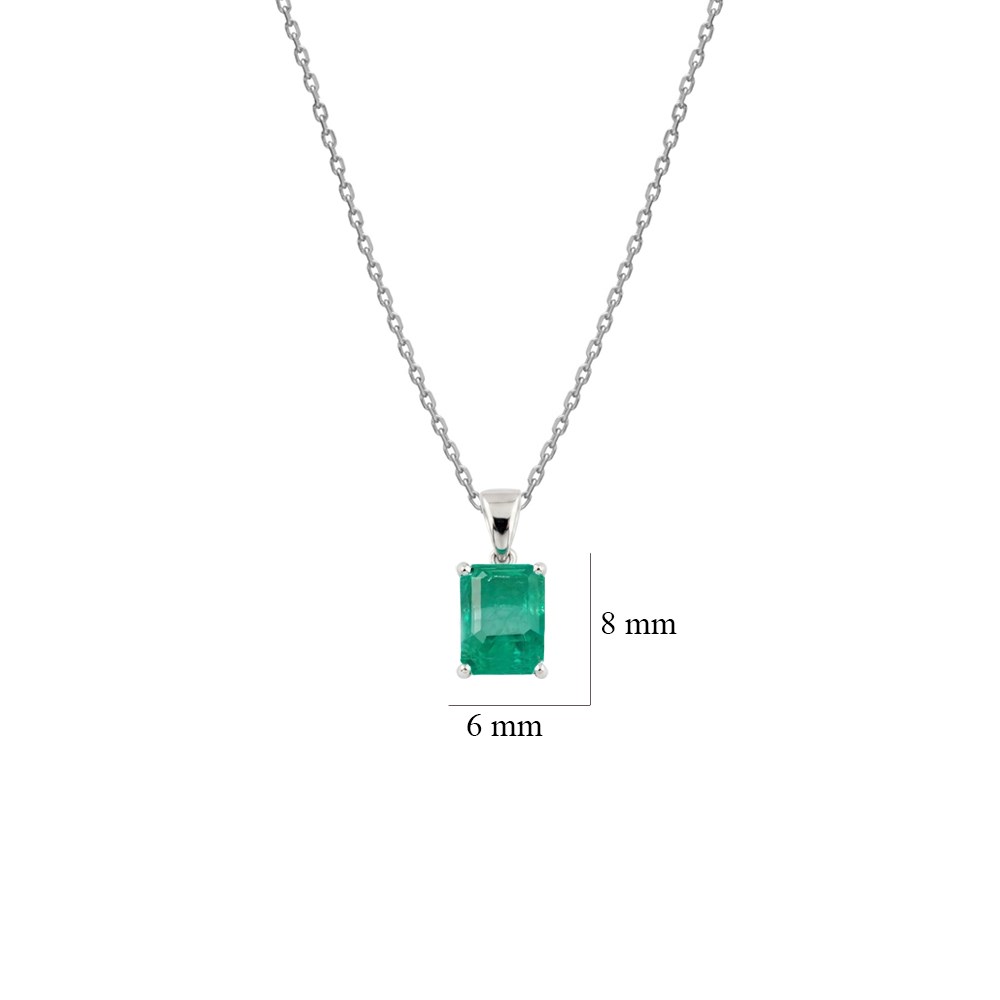 925 Ayar Gümüş Doğal Paraiba Taşlı Baget Kolye