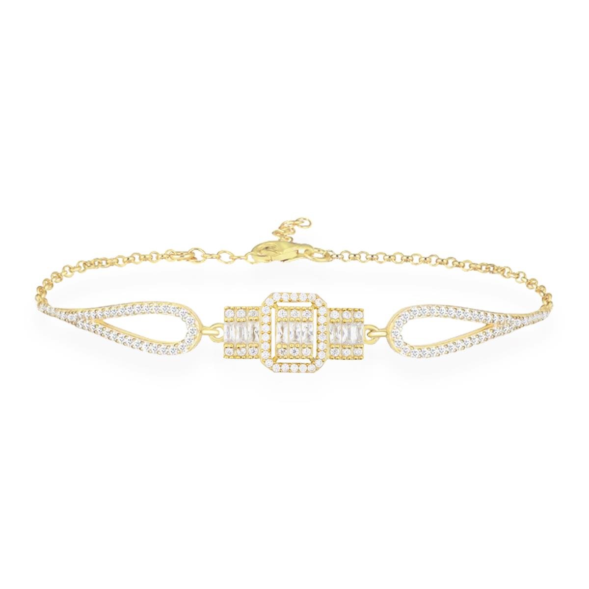 925 Ayar Gümüş Gold Baget Set