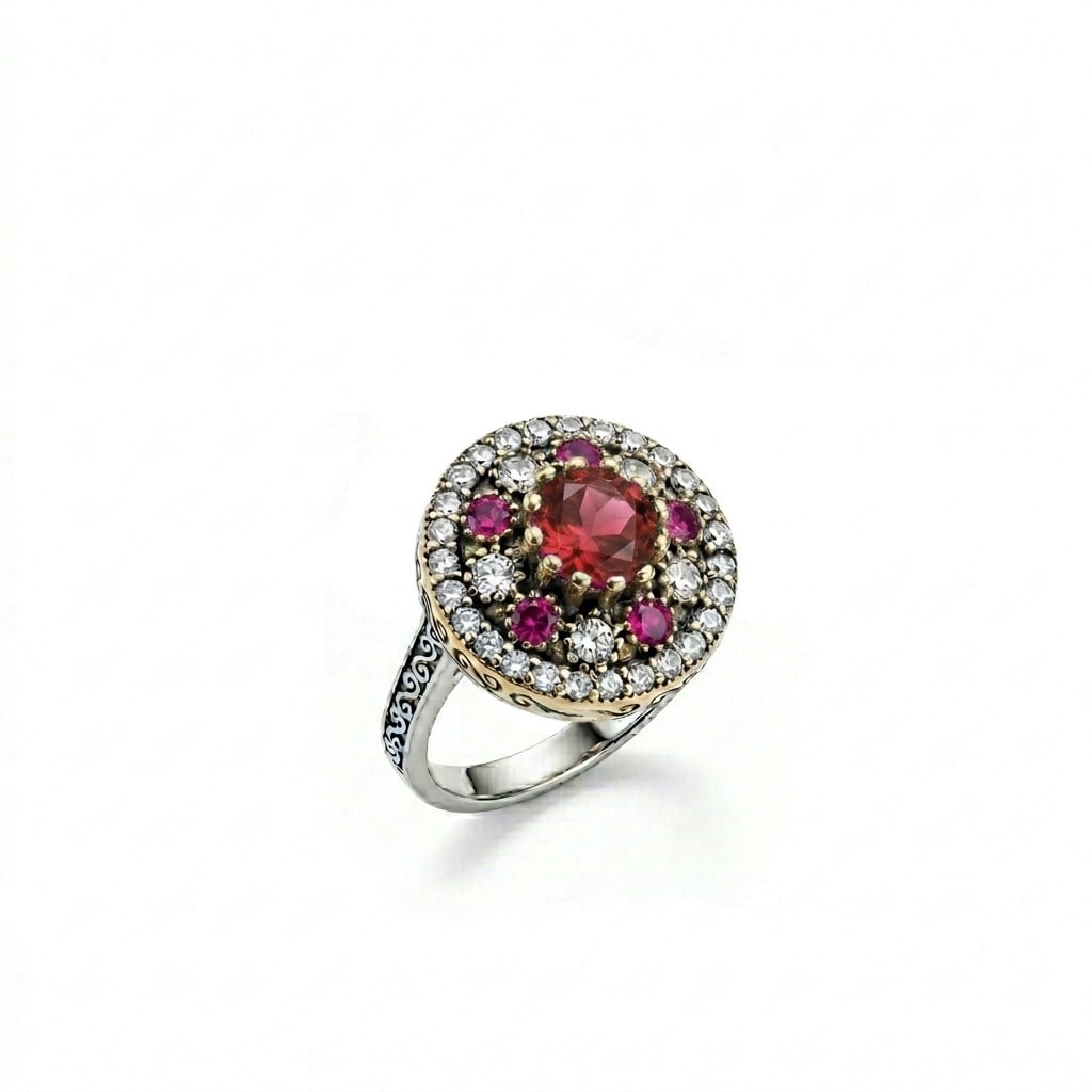 925 Ayar Gümüş Payitaht Koleksiyonu Otantik Yuvarlak Yüzük