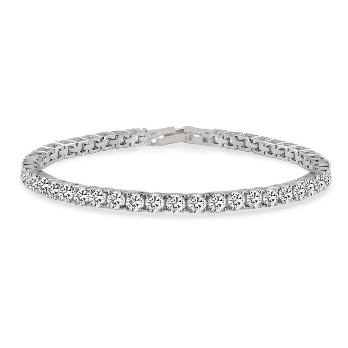 925 Ayar Gümüş Rodyumlu Su Yolu Baget Düğün Takı Seti