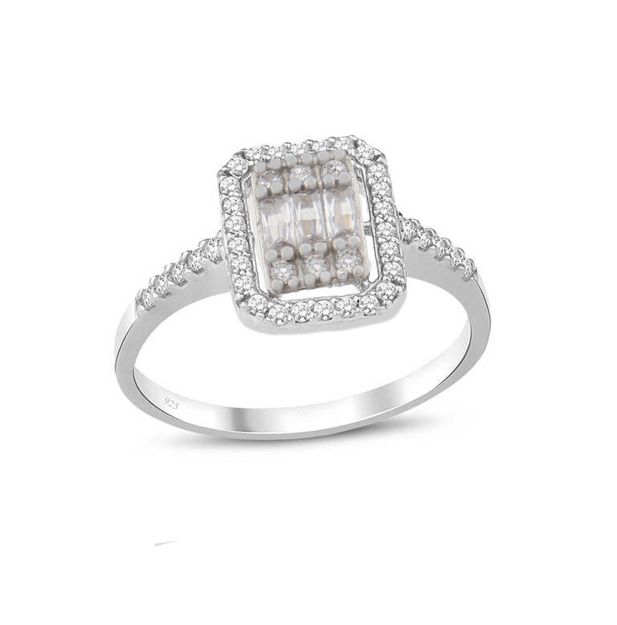 925 Ayar Gümüş Rodyumlu Su Yolu Baget Düğün Takı Seti