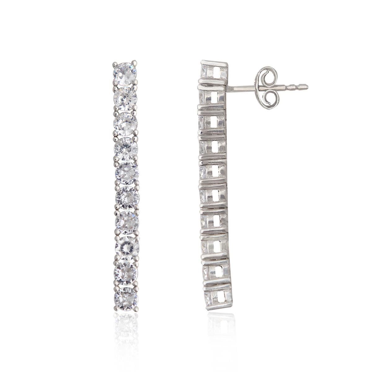 925 Ayar Gümüş Rodyumlu Su Yolu Baget Düğün Takı Seti