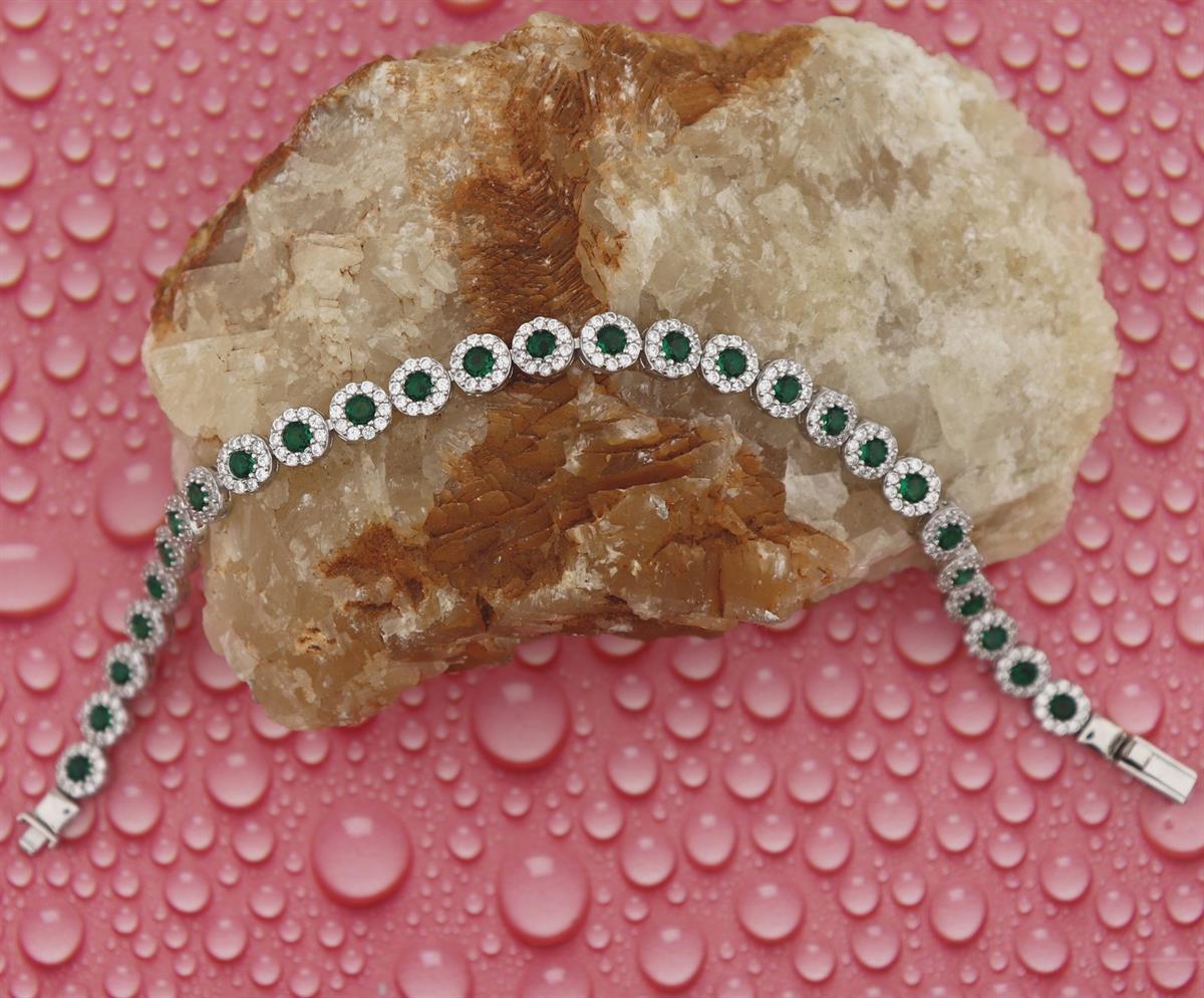 925 Ayar Gümüş Su Yolu Bileklik