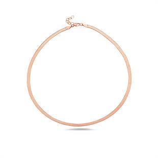  925 Ayar Gümüş Italyan Yassı Zincir Bileklik