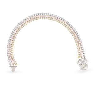 925 Ayar Gümüş 3 Sıra Işık Seli Su Yolu Bileklik