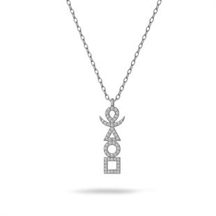 925 Ayar Gümüş 4 Element Kolye