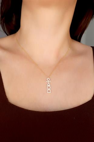 925 Ayar Gümüş 4 Element Kolye