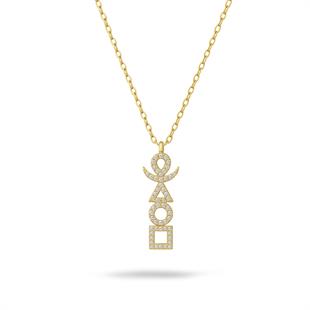 925 Ayar Gümüş 4 Element Kolye