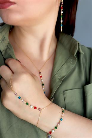 925 Ayar Gümüş 7 Çakra Kristal Harmoni Reiki Şahmeran