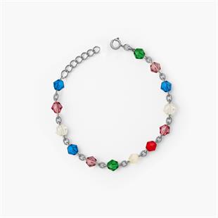 925 Ayar Gümüş 7 Çakra Kristal Harmoni Reiki Bileklik