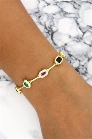 925 Ayar Gümüş 7 Element Aurora Bileklik