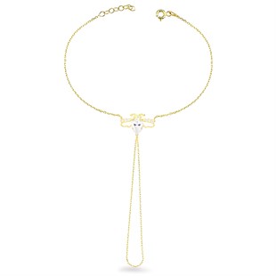 925 Ayar Gümüş Arı Tasarım Şahmeran Bileklik