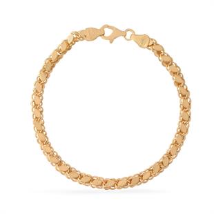 925 Ayar Gümüş Arpa Pullu Zincir Bileklik