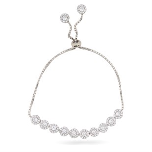 925 Ayar Gümüş Asansörlü Bileklik