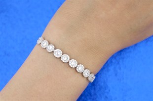 925 Ayar Gümüş Asansörlü Bileklik