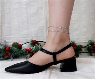 925 Ayar Gümüş Baget Detaylı Halhal