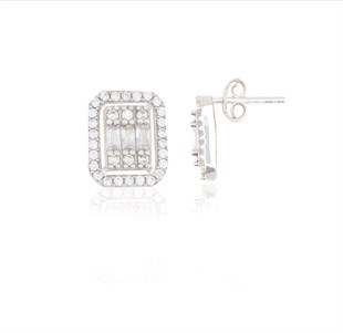 925 Ayar Gümüş Baget Küpe