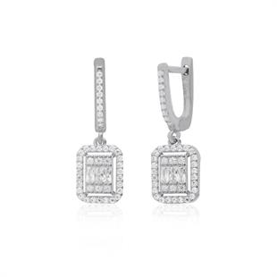 925 Ayar Gümüş Baget Küpe