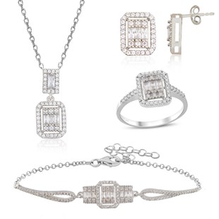 925 Ayar Gümüş Baget Set