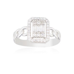 925 Ayar Gümüş Baget Takı Seti