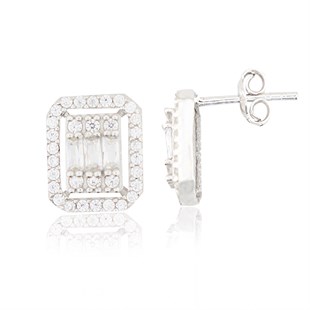 925 Ayar Gümüş Baget Takı Seti